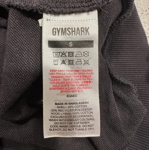 Gymshark Crop Hoodie - Picture 3 of 5